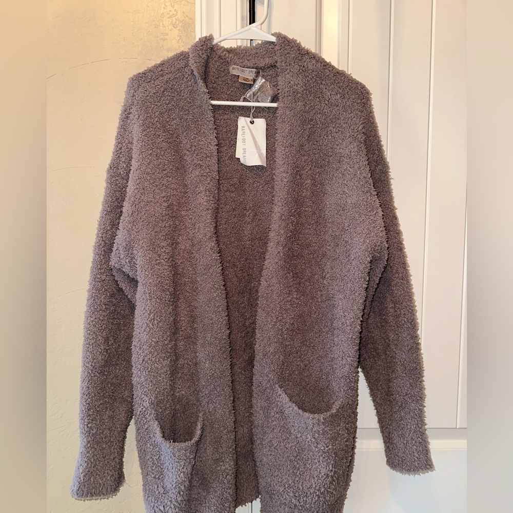 Barefoot Dreams CozyChic Shawl - Grey